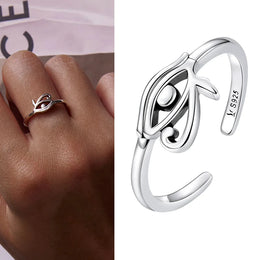 WOSTU Adjustable Sterling Ring