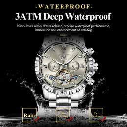POEDAGAR Automatic Tourbillon Watch