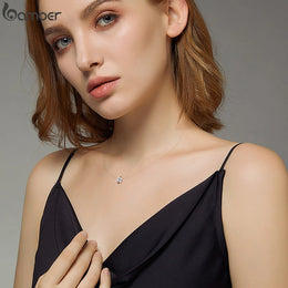 Invisible Zircon Choker Necklace