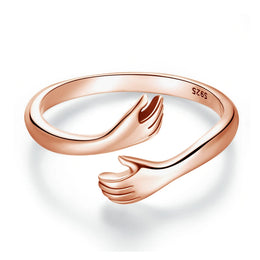 Sterling Silver Hug Ring