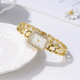 Crystal Square Quartz Watch