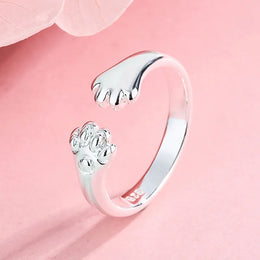Cat Claw Silver Ring
