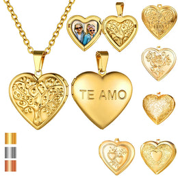 Custom Photo Heart Locket