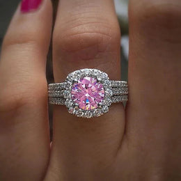 Cubic Zirconia Engagement Ring