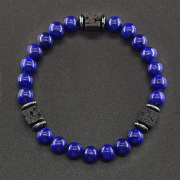 Frosted Volcanic Bead Bracelet