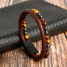 Layered Tiger Eye Bracelet