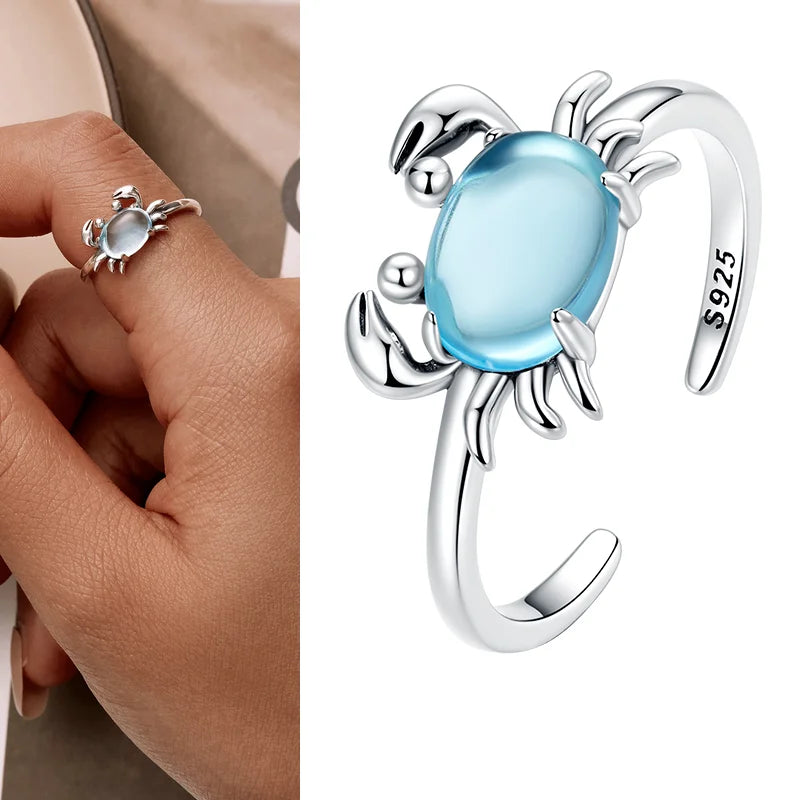 WOSTU Adjustable Sterling Ring