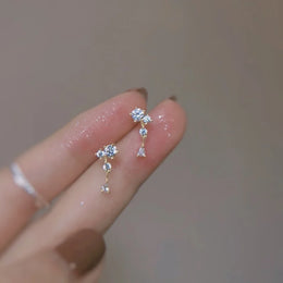 Classic Zircon Square Studs