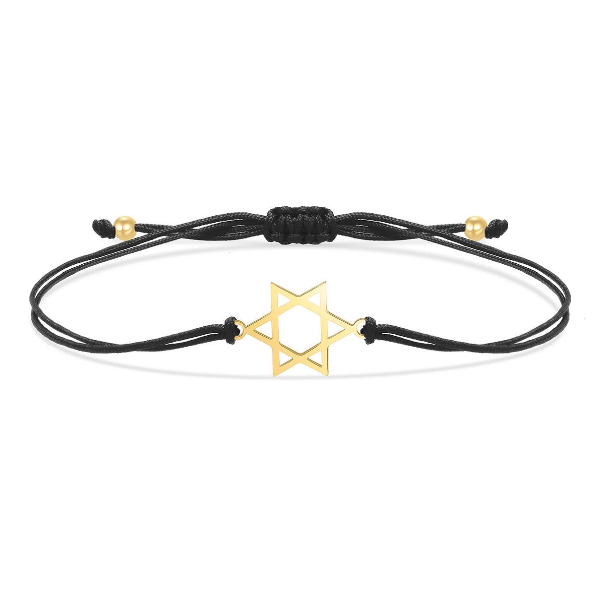 Star David Cord Bracelet