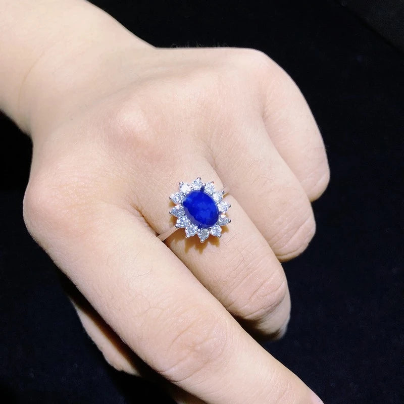 Classic Halo Silver Ring