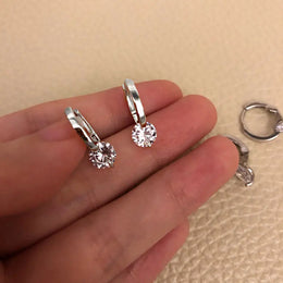 Classic Zircon Square Studs