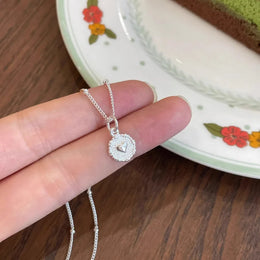 Sterling Pearl Chain Necklace