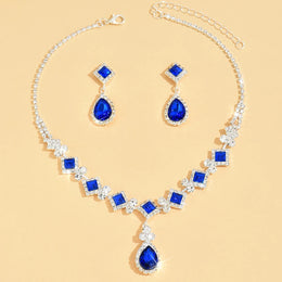 Geometric Droplet Jewelry Set