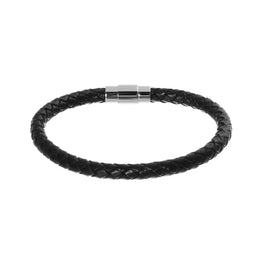 Woven Leather Magnetic Bracelet