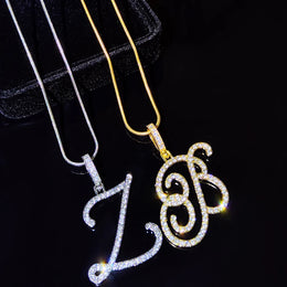 Cursive Initial Letter Necklace