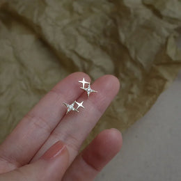 Classic Zircon Square Studs
