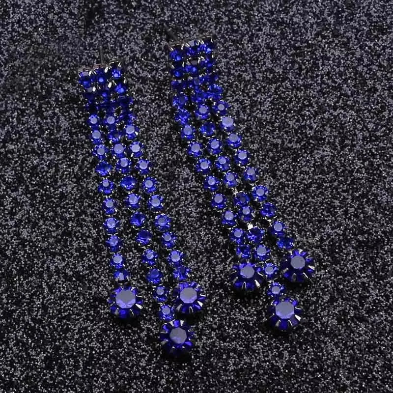 Blue Bohemian Butterfly Drops