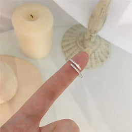 Minimalist Cubic Zircon Ring