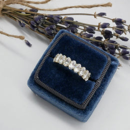 Sterling Zircon Eternity Ring