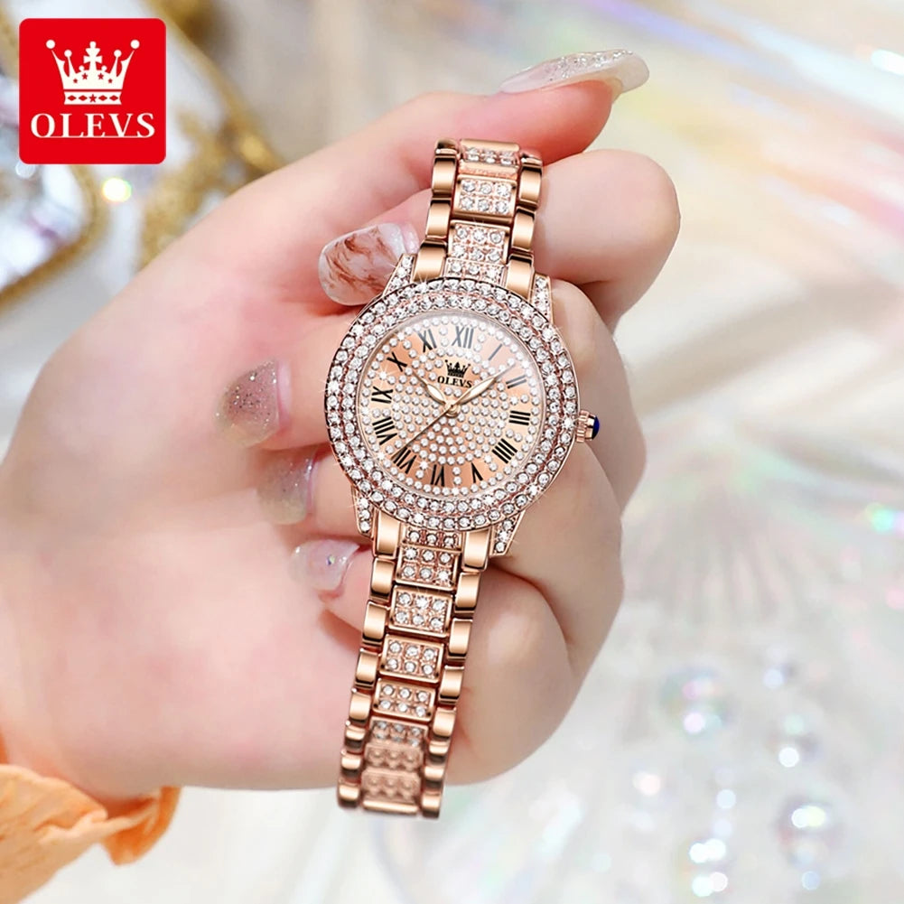 OLEVS Rose Gold Watch