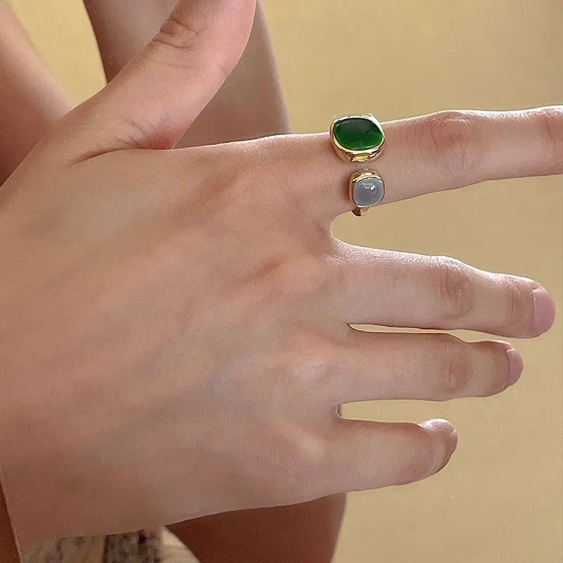 Colorful Glaze Open Ring