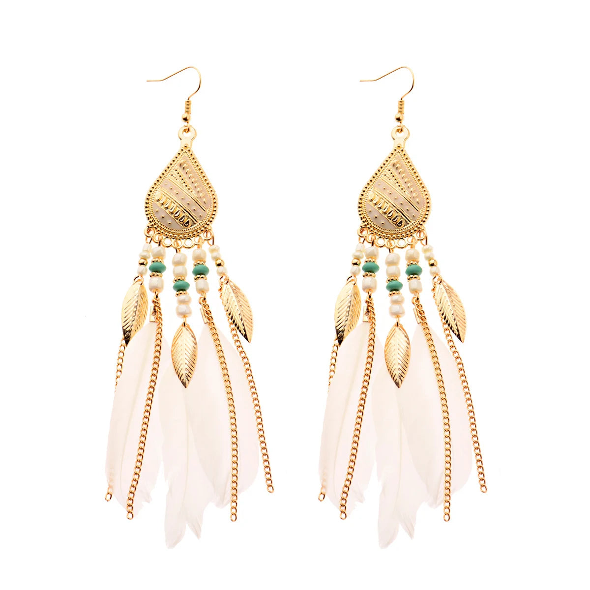 Dreamcatcher Feather Tassel Earrings