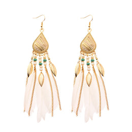 Dreamcatcher Feather Tassel Earrings
