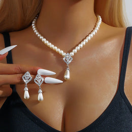 Romantic Pearl Bridal Set