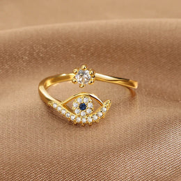 Evil Eye Zircon Ring