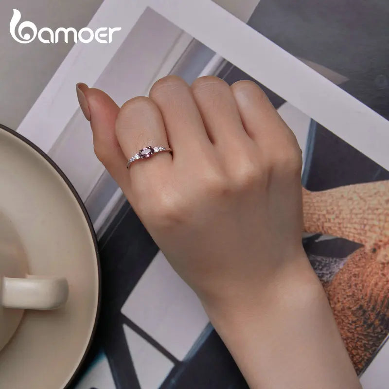 Sterling Silver Gemstone Ring