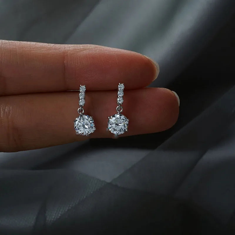 Classic Zircon Square Studs