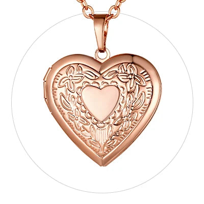 Custom Photo Heart Locket