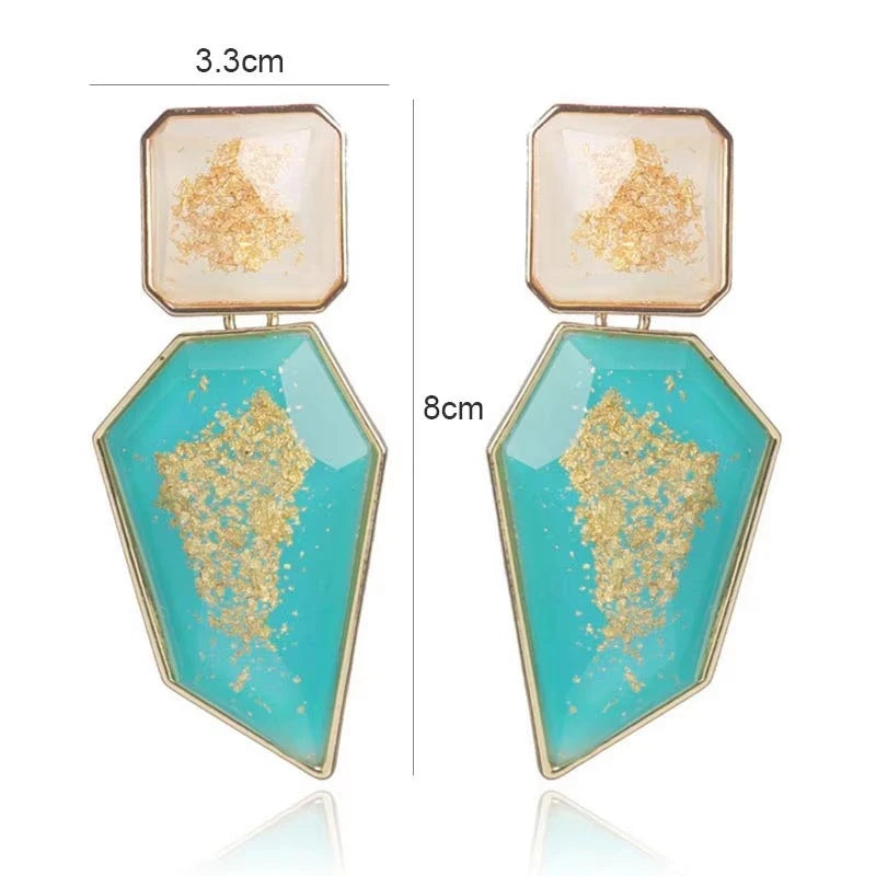 Blue Bohemian Butterfly Drops