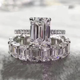 Sterling Zircon Eternity Ring