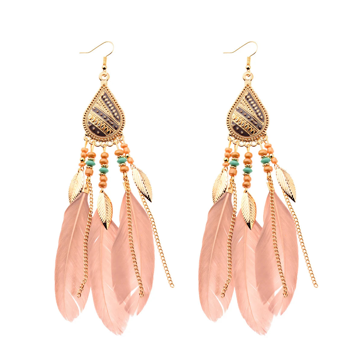 Dreamcatcher Feather Tassel Earrings