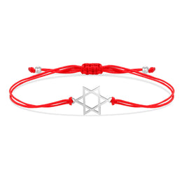 Star David Cord Bracelet