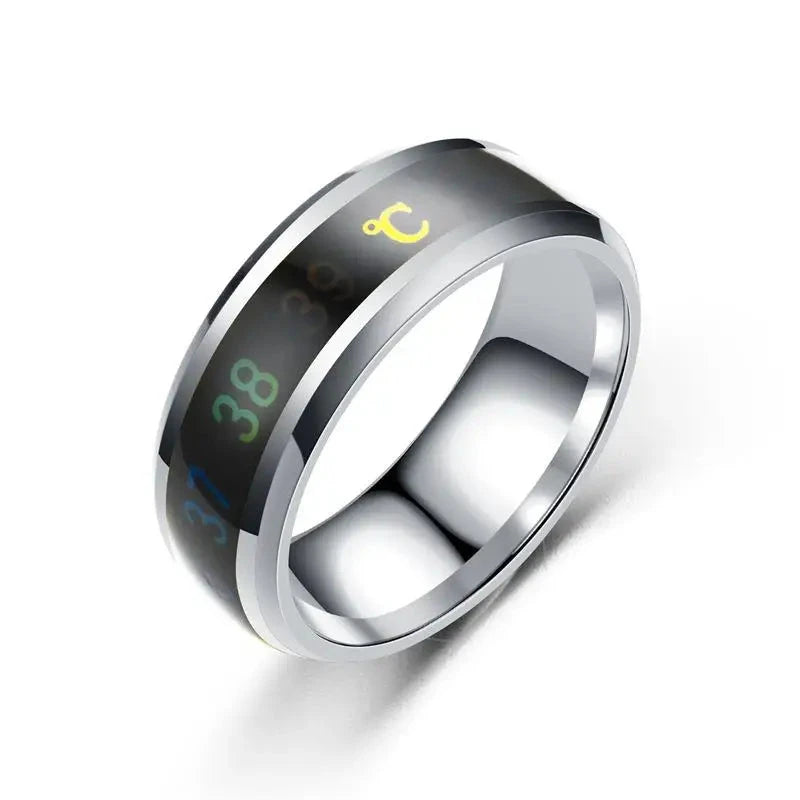 Temperature Mood Steel Ring
