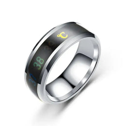 Temperature Mood Steel Ring