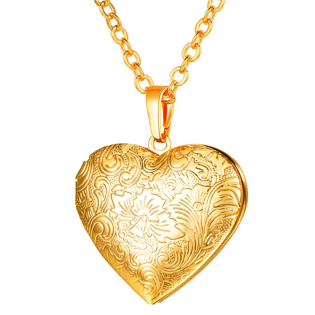 Custom Photo Heart Locket