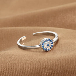 Evil Eye Zircon Ring
