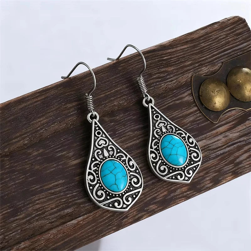 Blue Bohemian Butterfly Drops