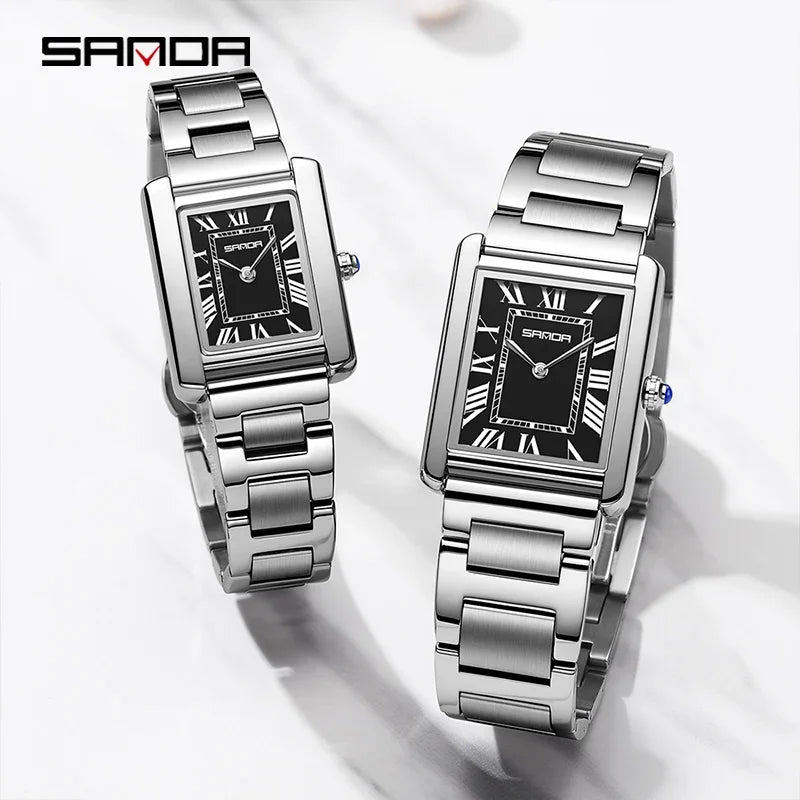 SANDA Square Couple Watch