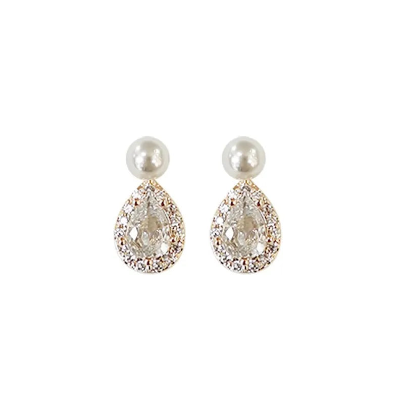 Gold Plated Pearl Studs