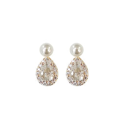 Gold Plated Pearl Studs