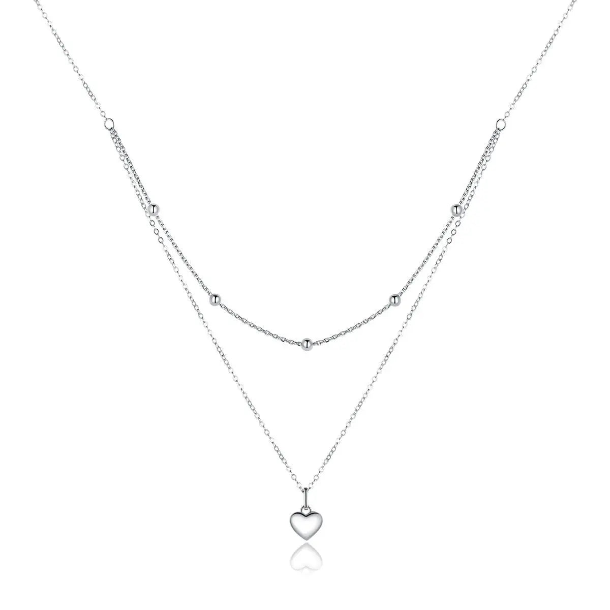 Double Layer Heart Necklace