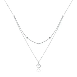Double Layer Heart Necklace