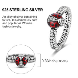 Blue Zircon Moon Ring