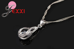 Sterling Waterdrop Zircon Set