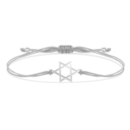 Star David Cord Bracelet