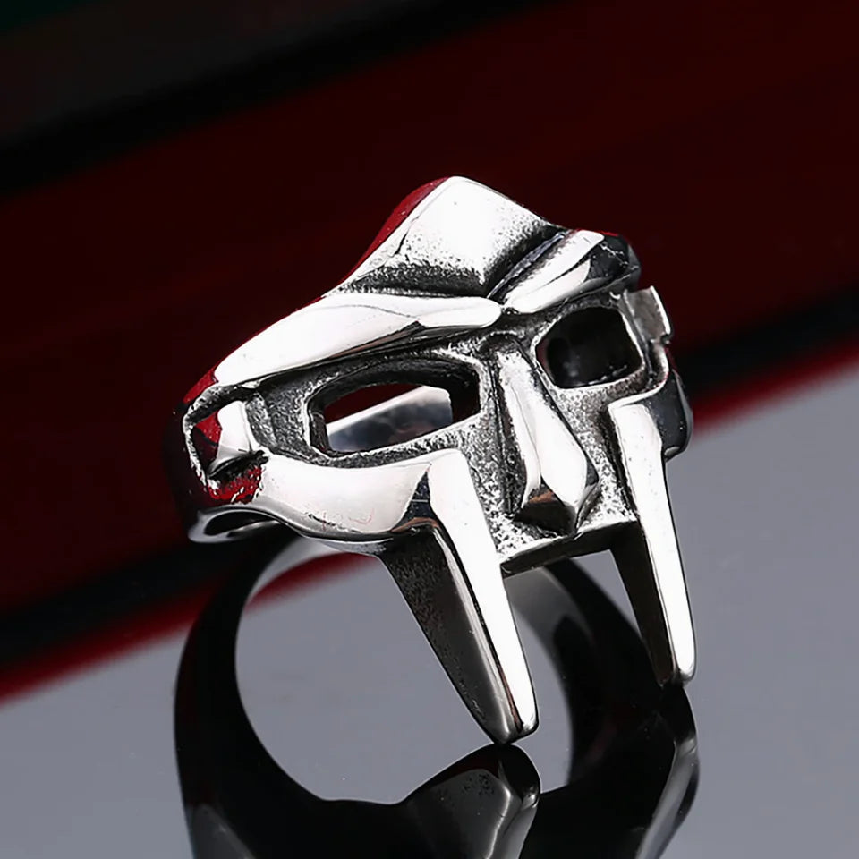 Pharaoh Mask Steel Ring
